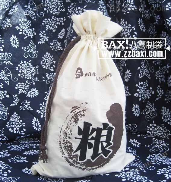 包头大米袋定做价格 环保礼品大米袋制作