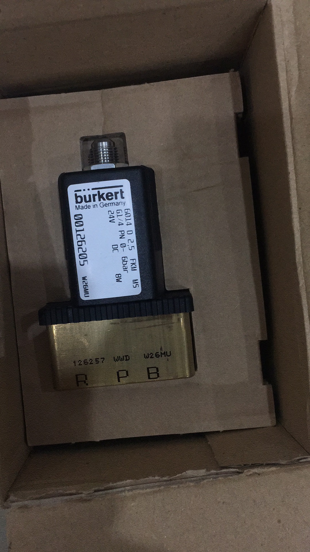 BURKERT电磁阀工作原理和贮藏方法