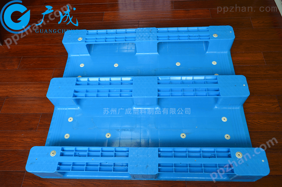 1210E焊接平板川字塑料托盘反面