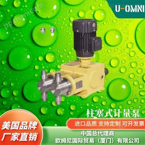 进口柱塞式双泵头计量泵-品牌欧姆尼U-OMNI