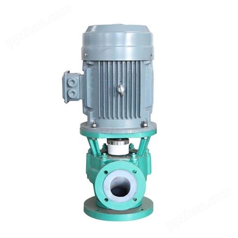 江南泵阀 氟塑料合金泵 GBF65-20立式管道离心泵 氨碱输送泵