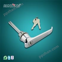 尚坤SK1-312-1锌合金把手锁|L型把手锁|车辆门板把手锁|工业门锁|旋转手柄锁