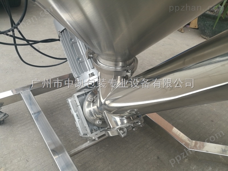 广州包装机厂家销售输送机ZKLGS佛山禅城不锈钢螺旋粉末颗粒上料机